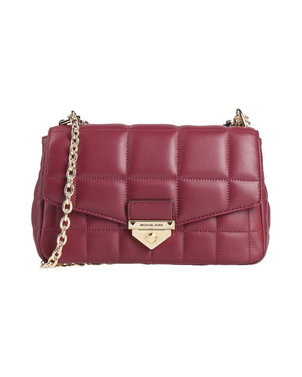 MICHAEL Michael Kors Deep Cross Body Bag Lambskin in Red Lyst