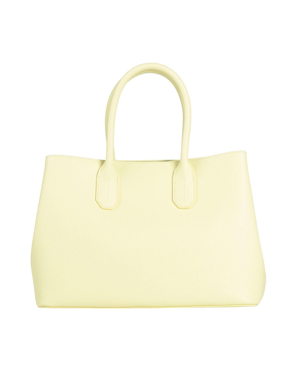 Patrizia Pepe Yellow Handbag Leather