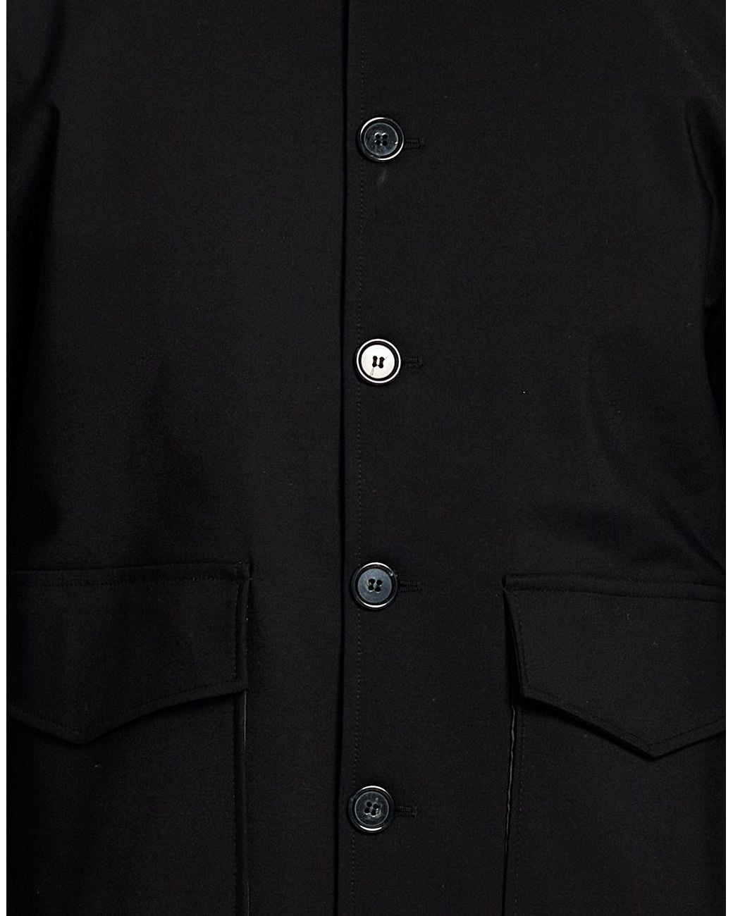 Exte Black Jacket Cotton, Nylon, Elastane for men
