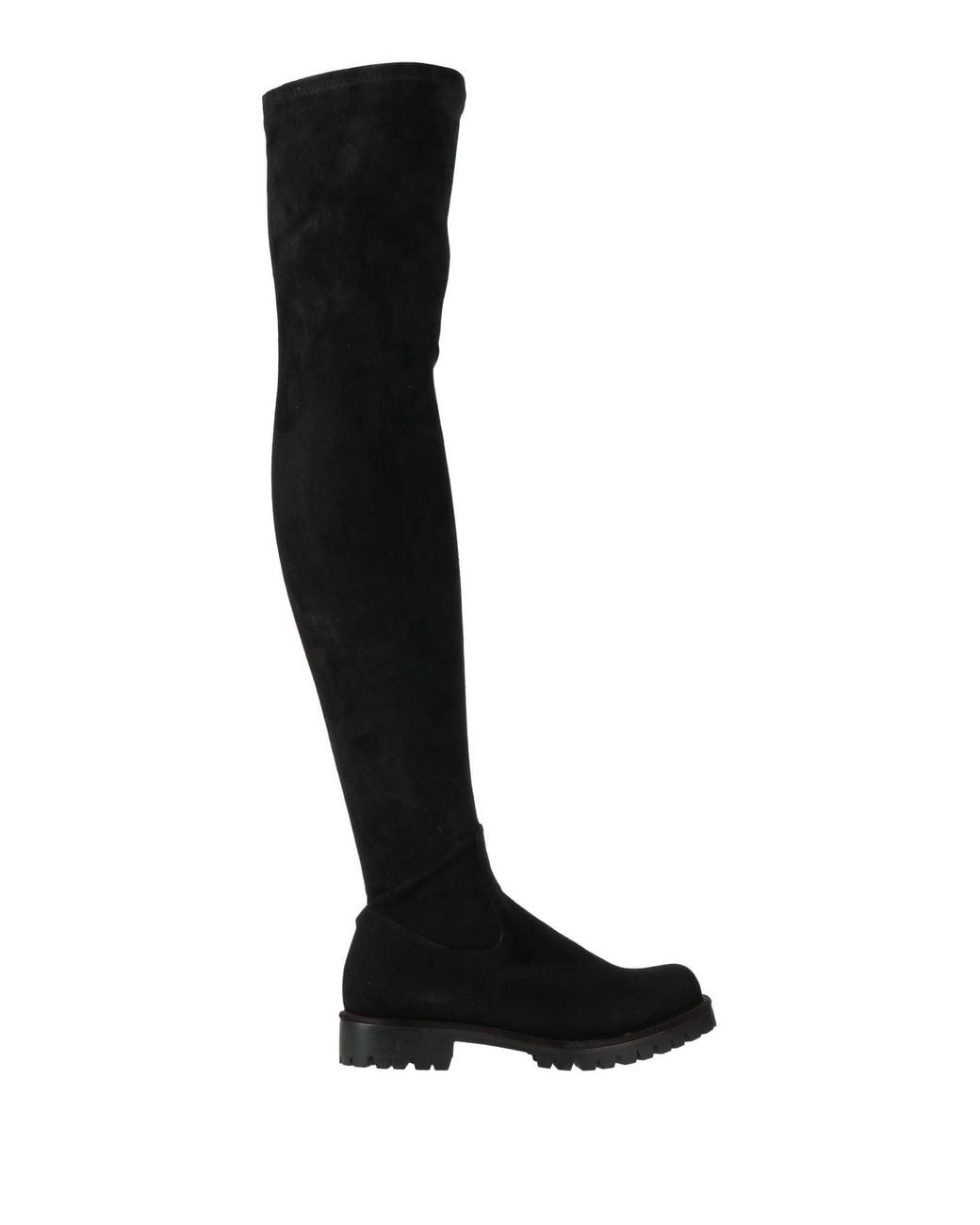 Rene Caovilla Black Boot Leather