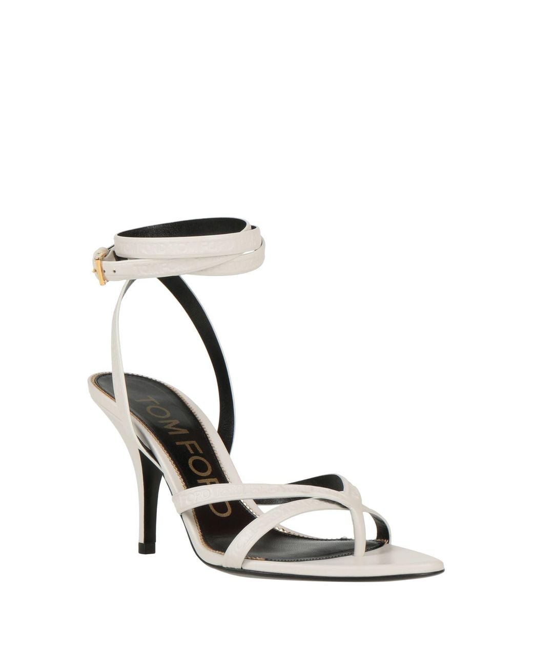 Tom Ford White Thong Sandal