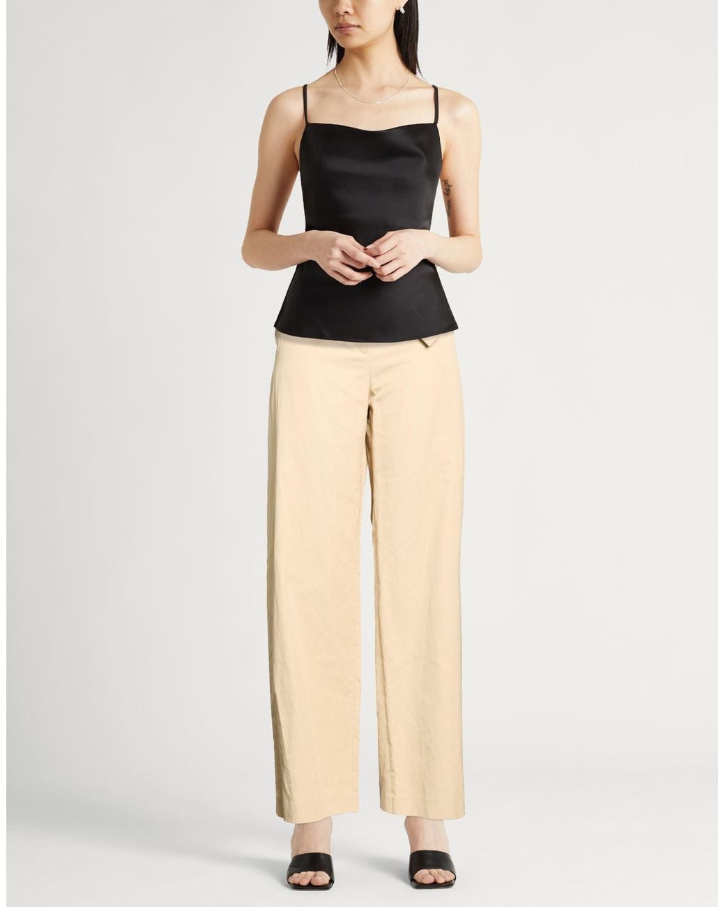 Antonelli Natural Pants Polyester, Linen