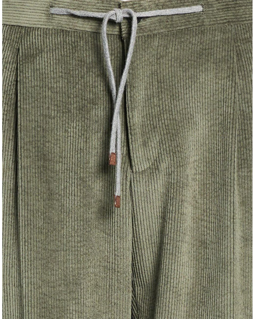 Barba Napoli Green Pants Polyester, Polyamide, Elastane for men