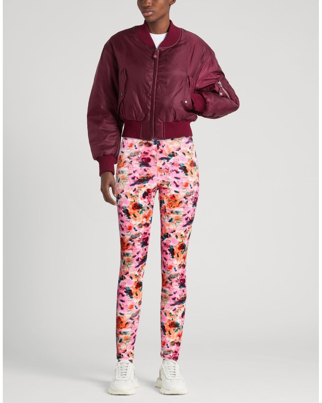 Patrizia Pepe Red Leggings