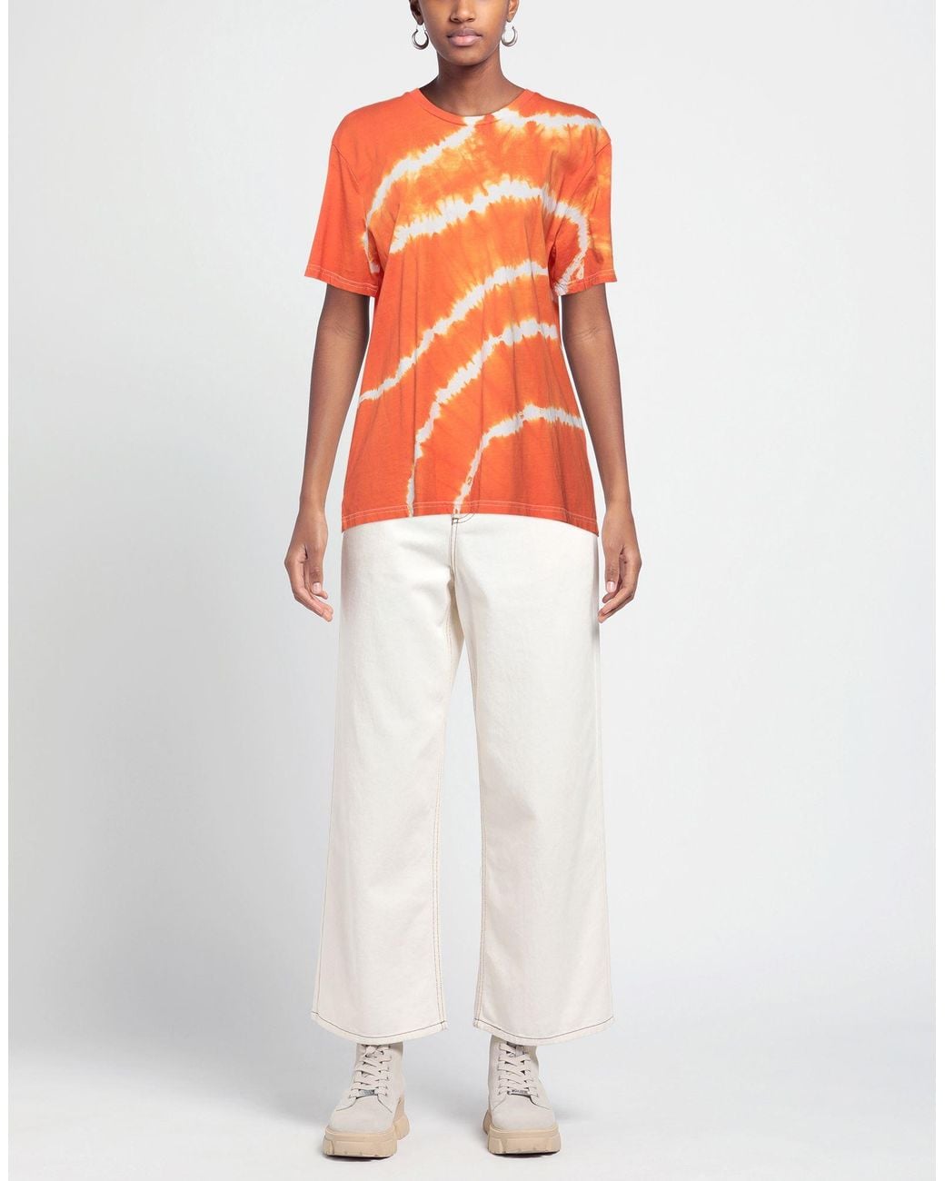 Semicouture Orange T-shirt