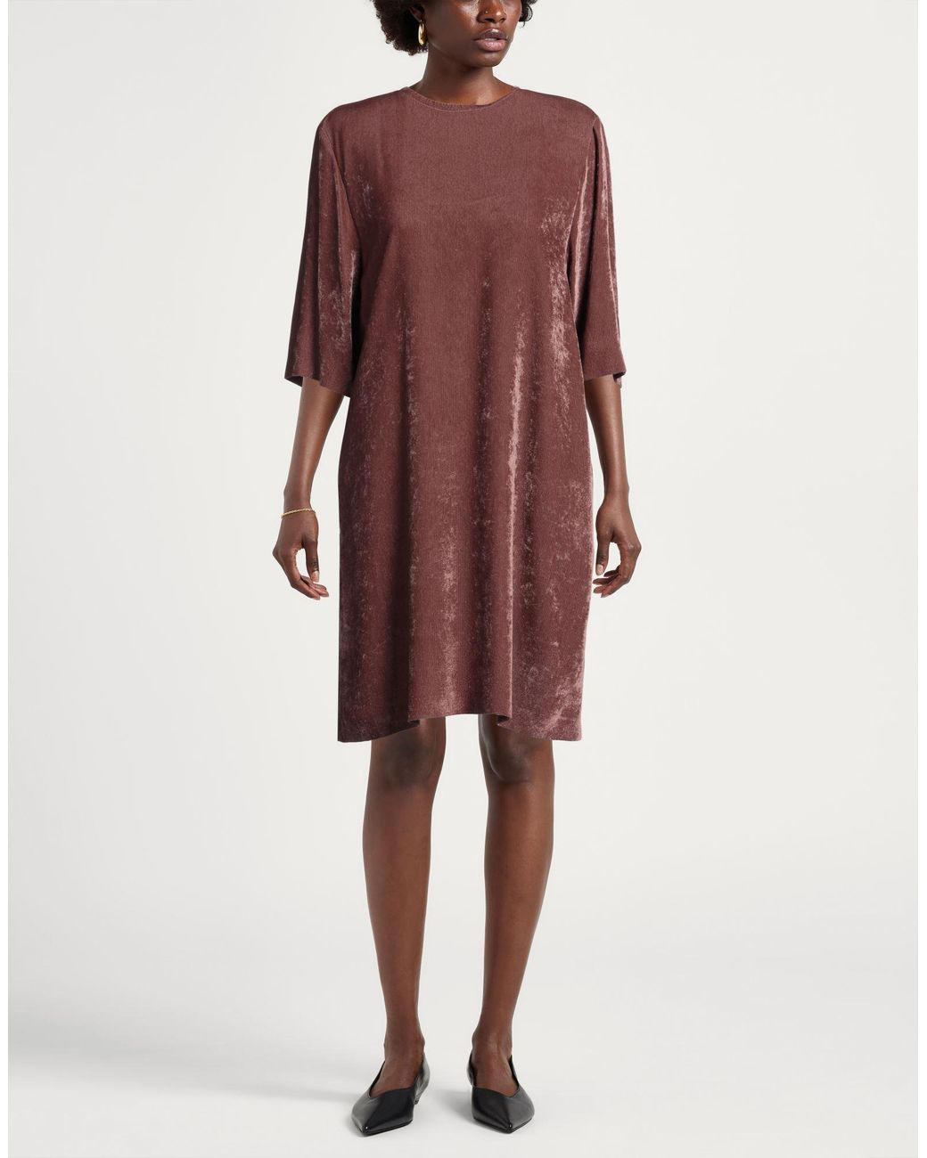Fabiana Filippi Purple Mini Dress