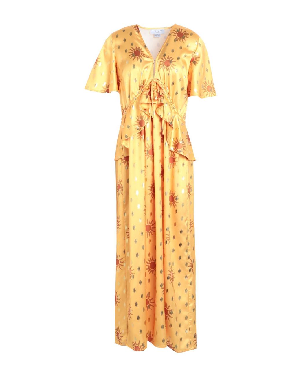 Never Fully Dressed Metallic Midi Dress