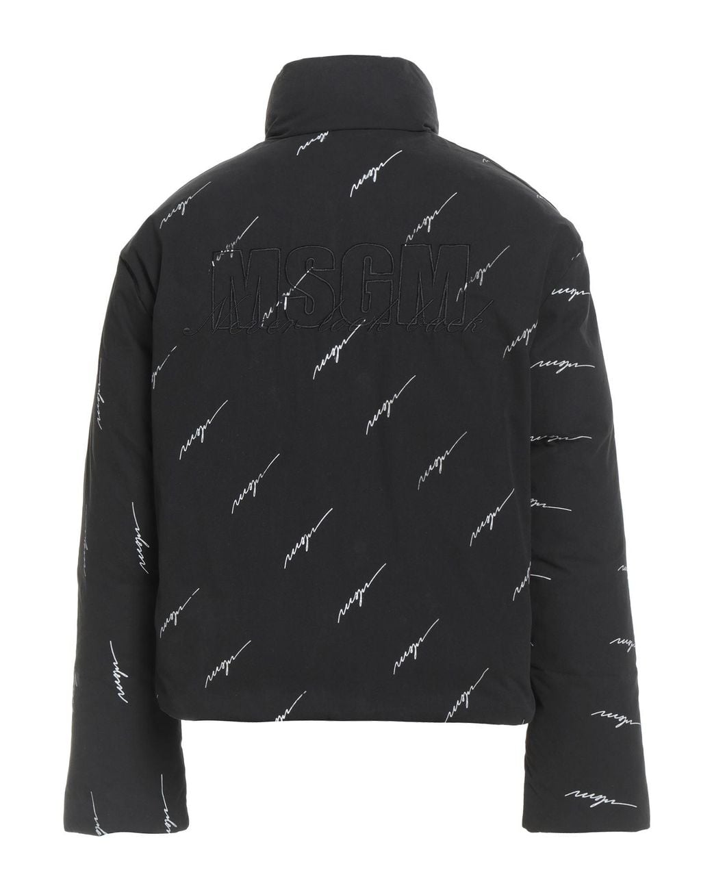 MSGM Black Puffer for men