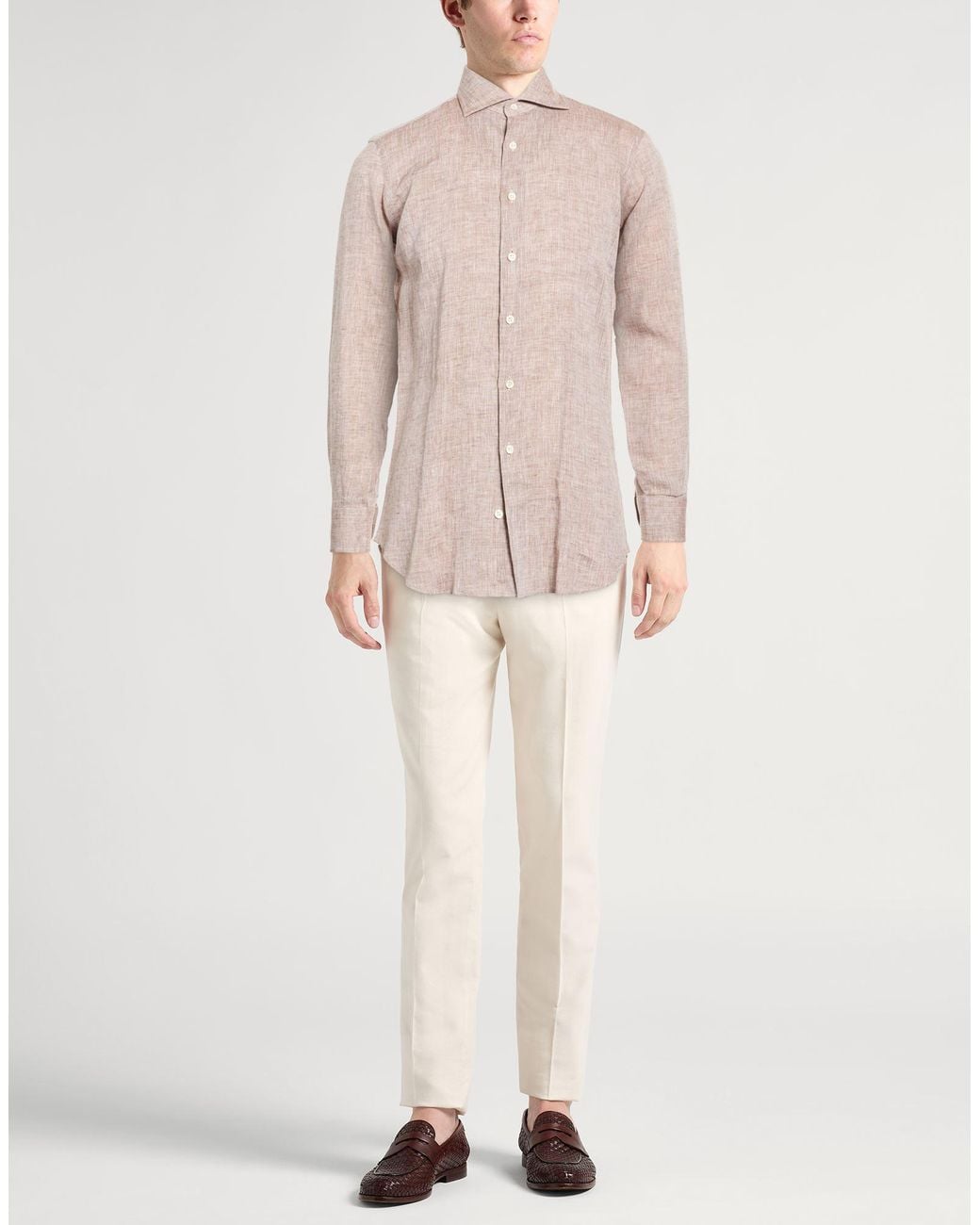 Camisa Tombolini de hombre de color Pink