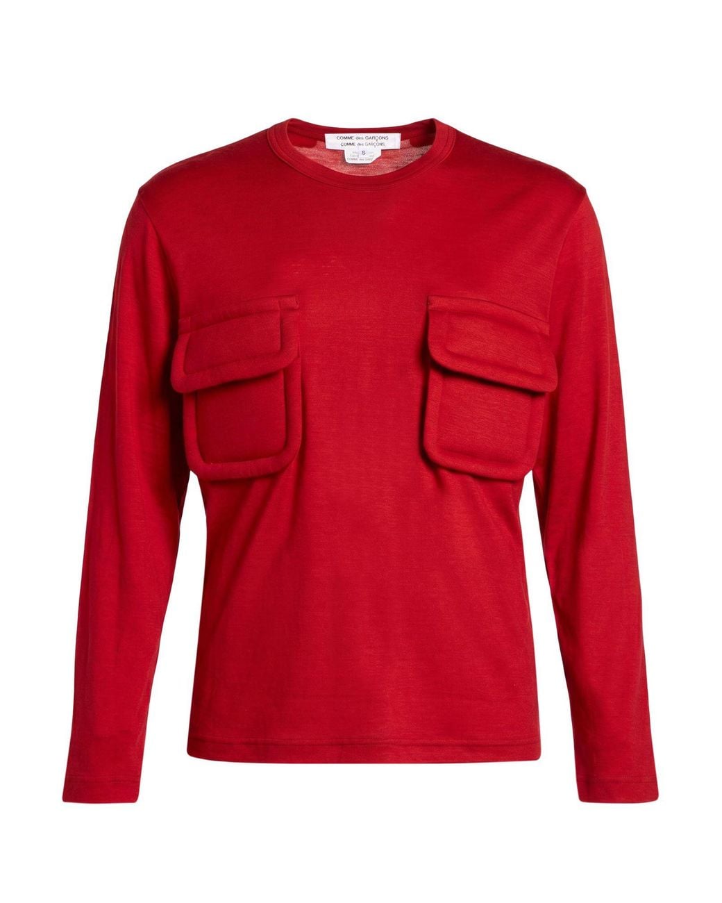 Comme des Garçons Red T-Shirt Wool