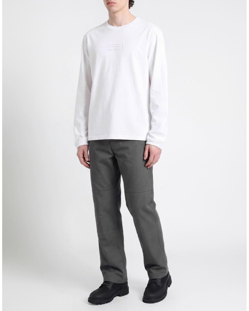 GR10K White T-Shirt Cotton for men