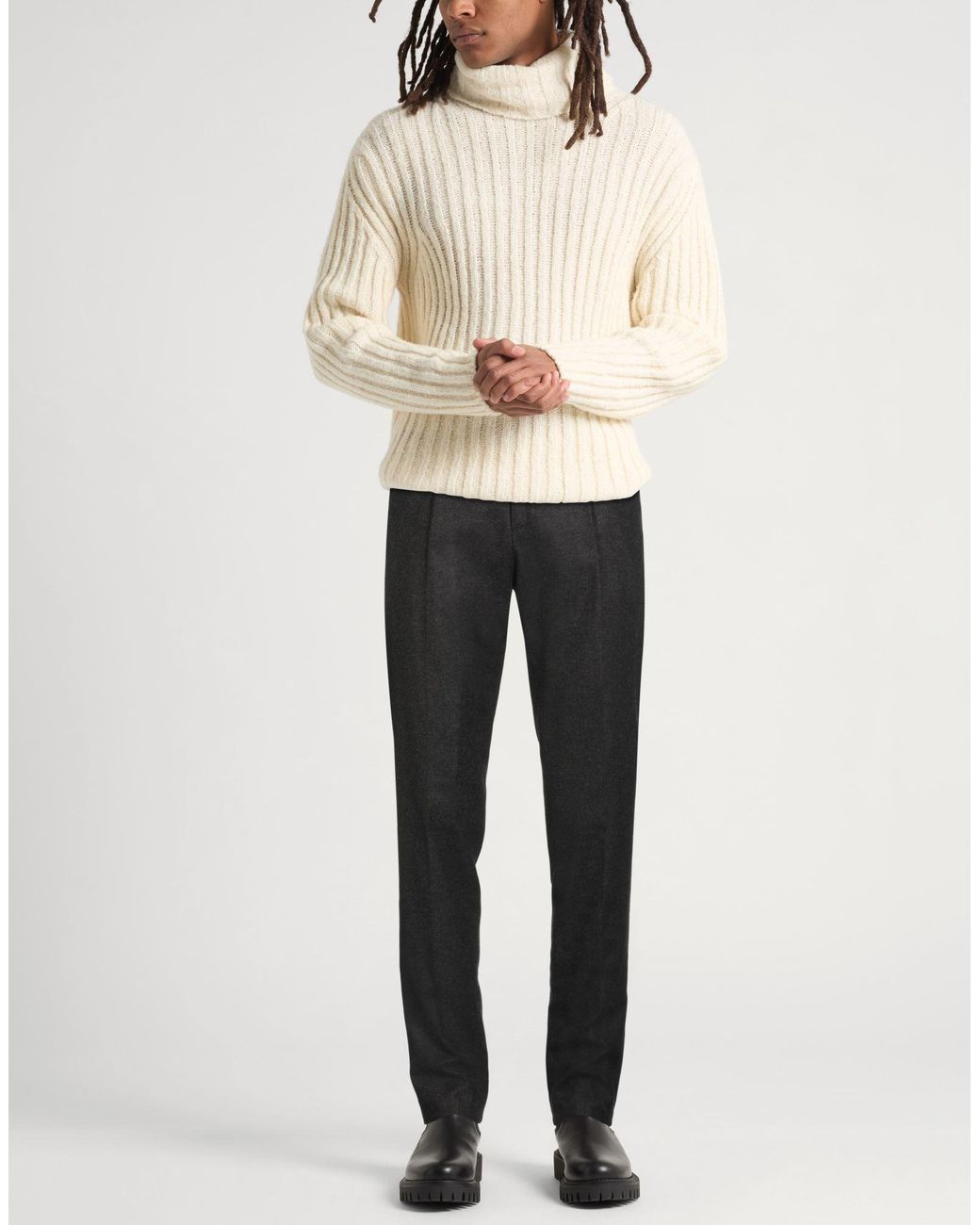 Boglioli Gray Trouser for men