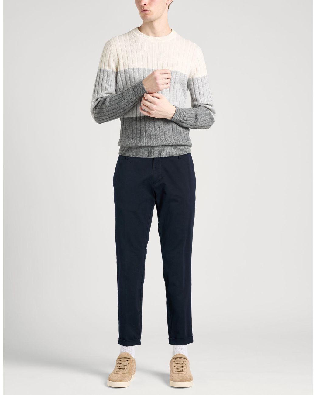 AT.P.CO Blue Trouser for men