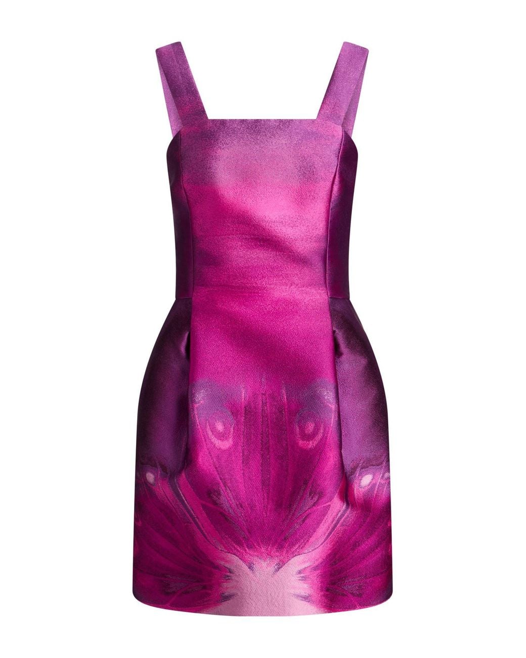 Alberta Ferretti Purple Mini Dresses