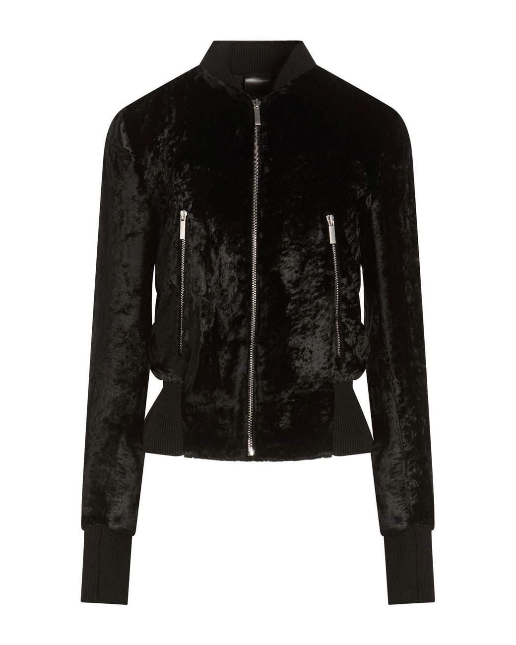 SAPIO Black Jacket Polyester, Viscose, Polyamide, Elastane