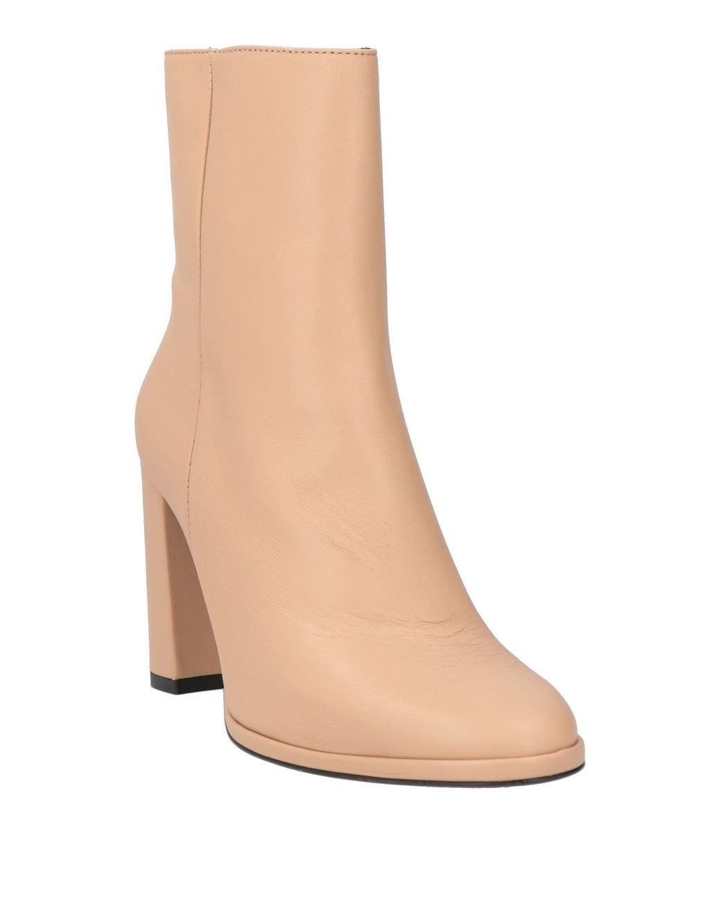 NCUB Natural Sand Ankle Boots Leather