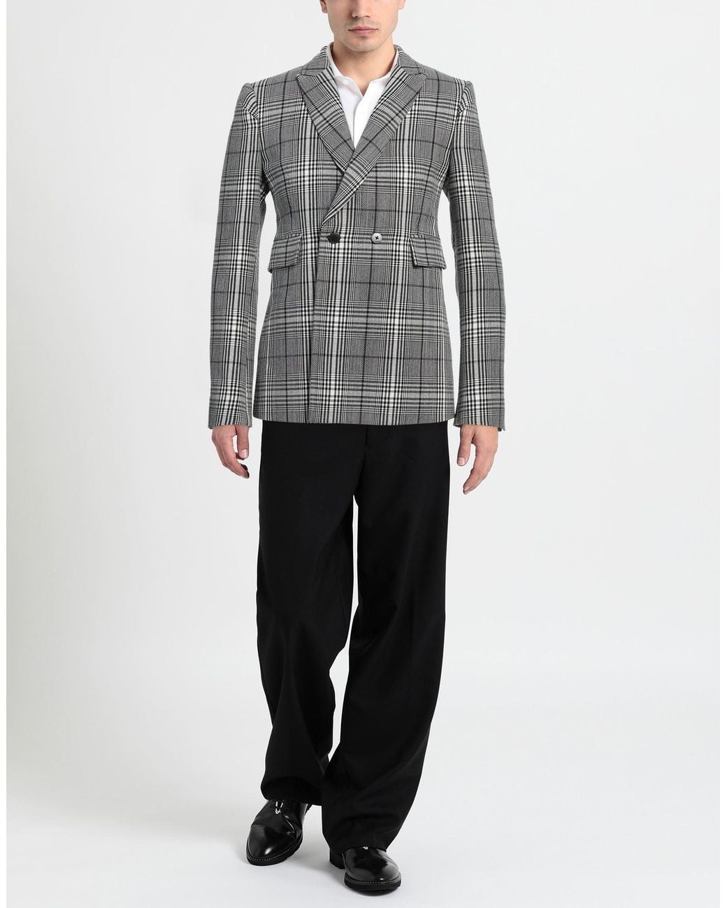 SAPIO Gray Blazer Wool for men