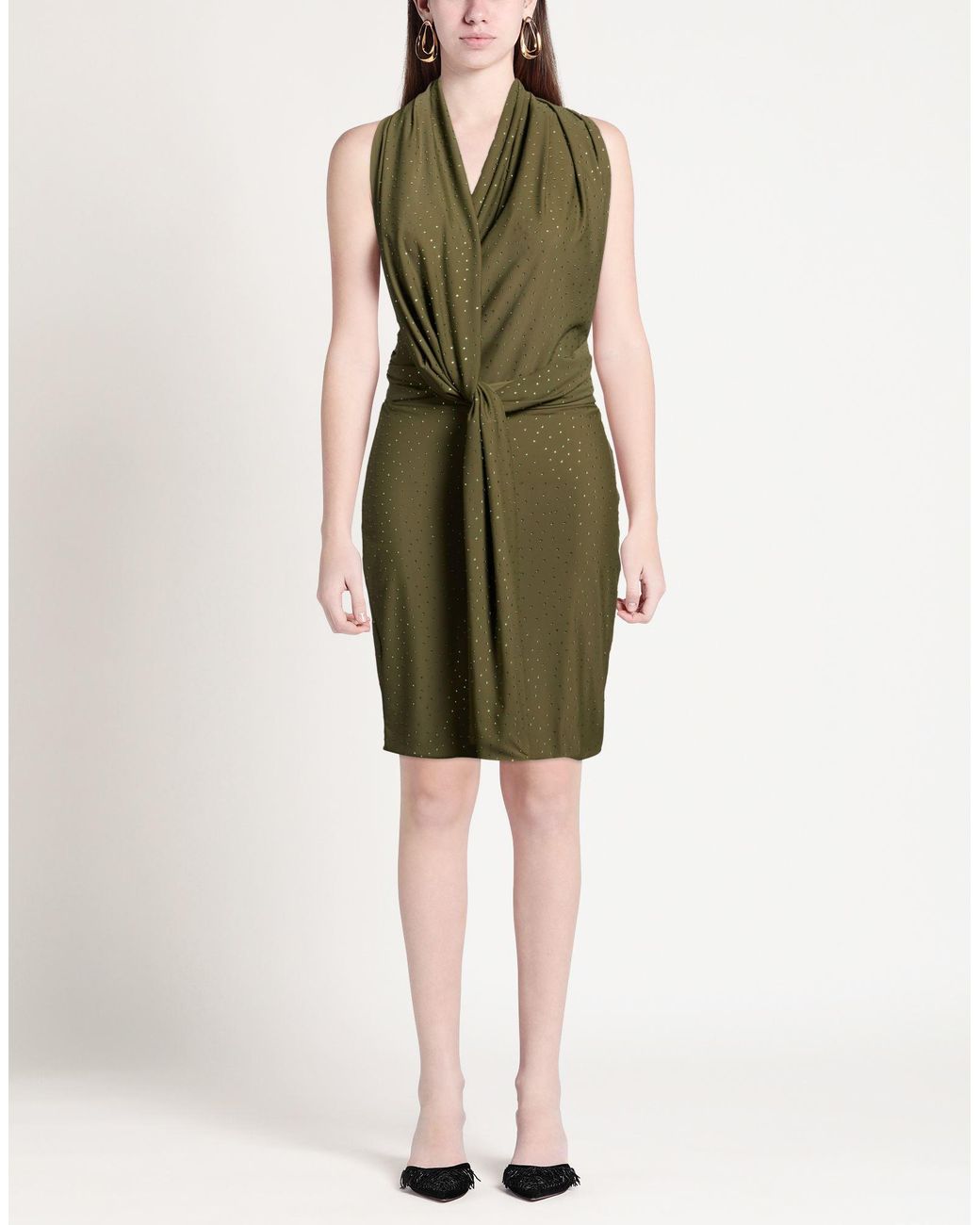 No Secrets Green Mini Dresses
