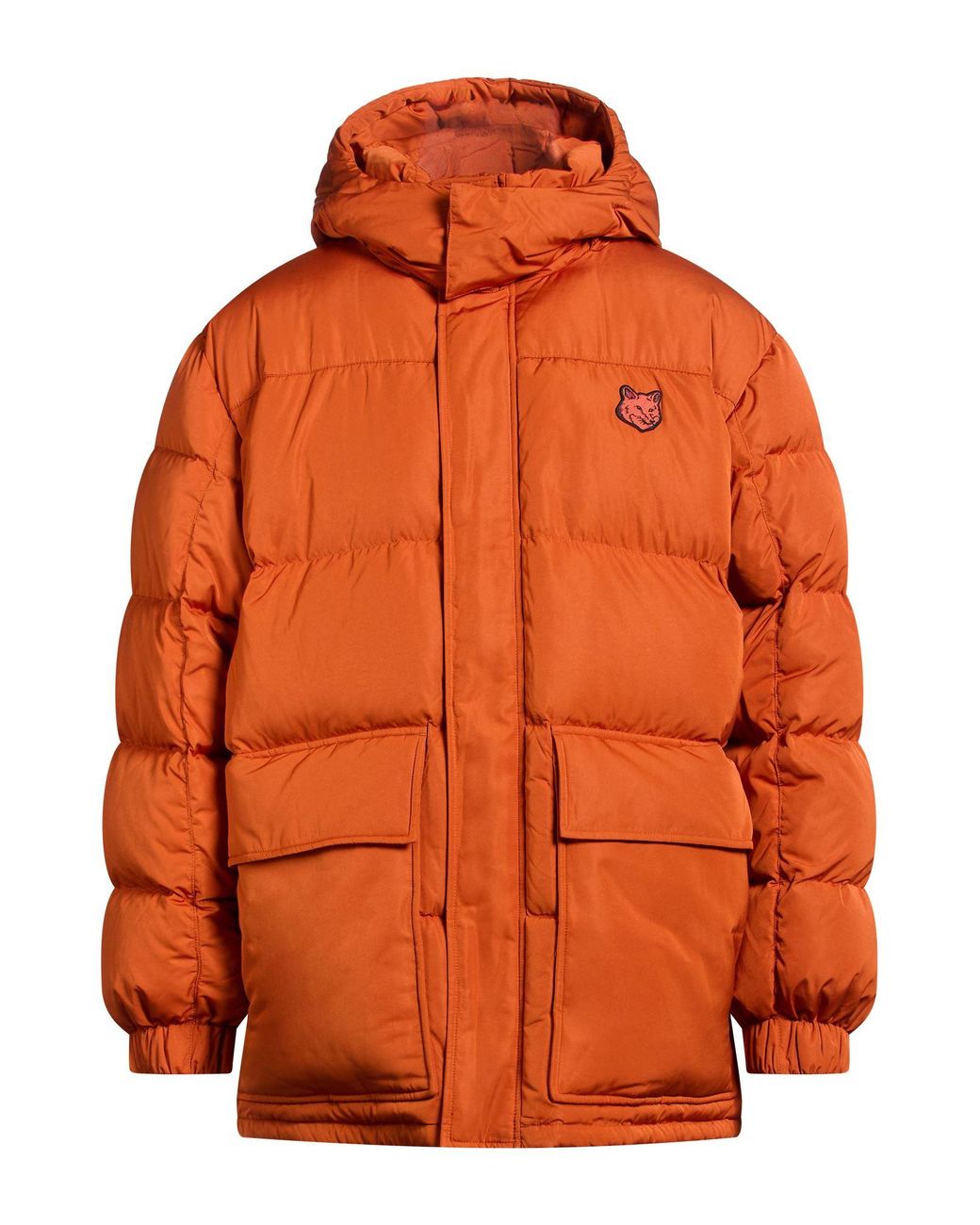 Maison Kitsuné Orange Puffer for men