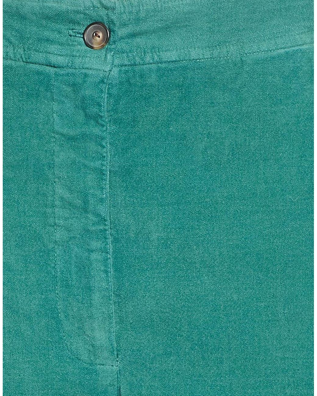 Diega Green Pants Cotton, Elastane