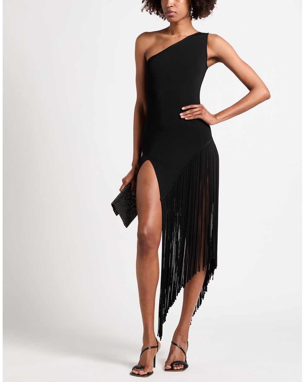 David Koma Black Maxi Dress
