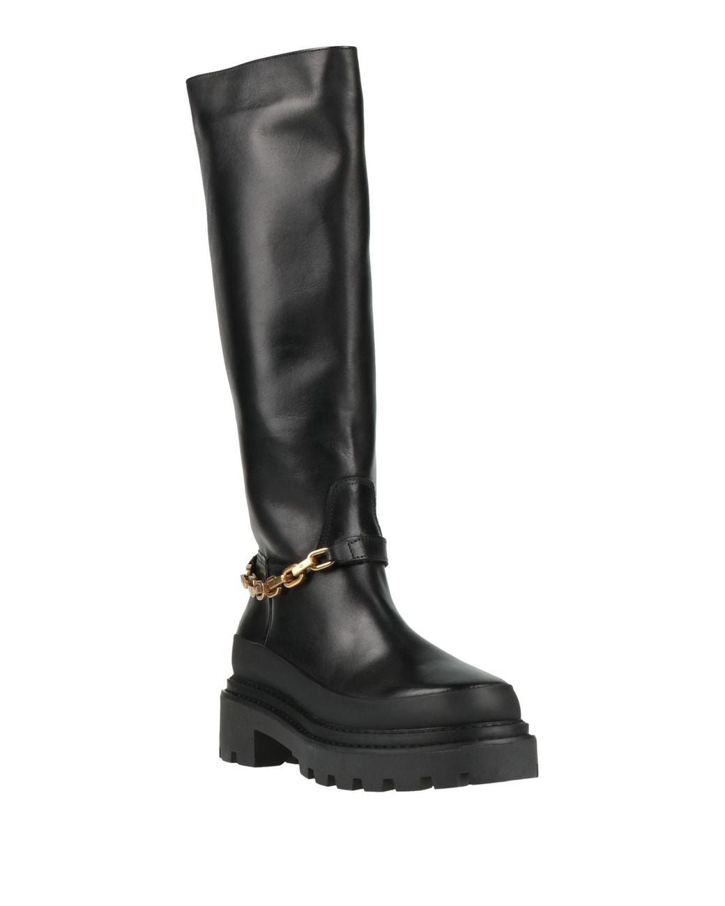 Pinko Black Boot Calfskin