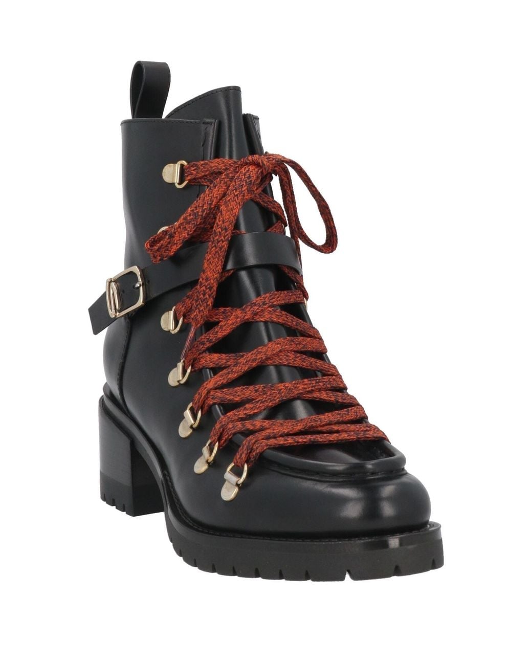 Santoni Black Ankle Boots