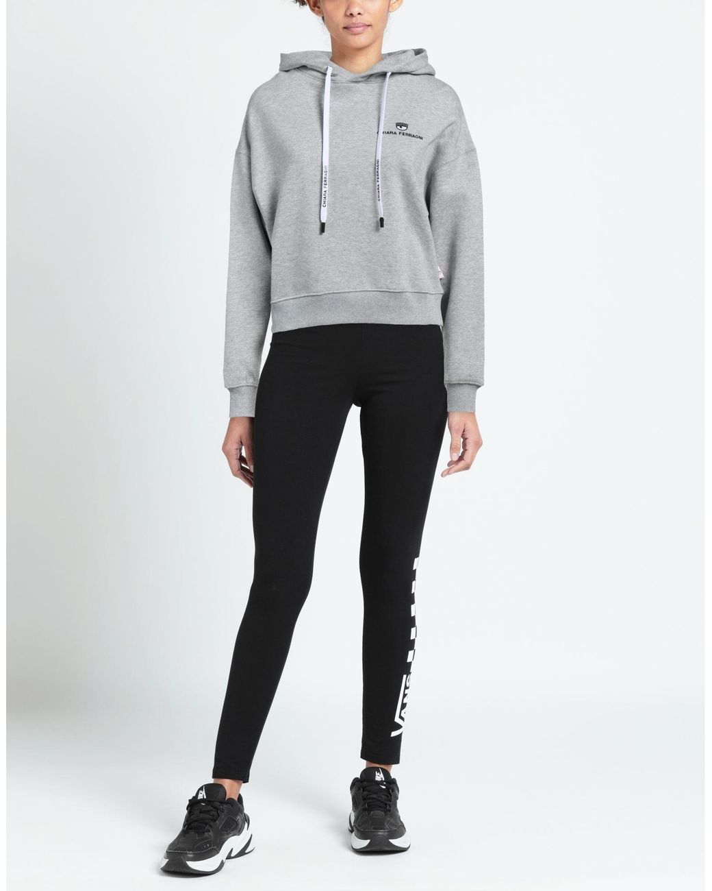 Chiara Ferragni Gray Sweatshirt