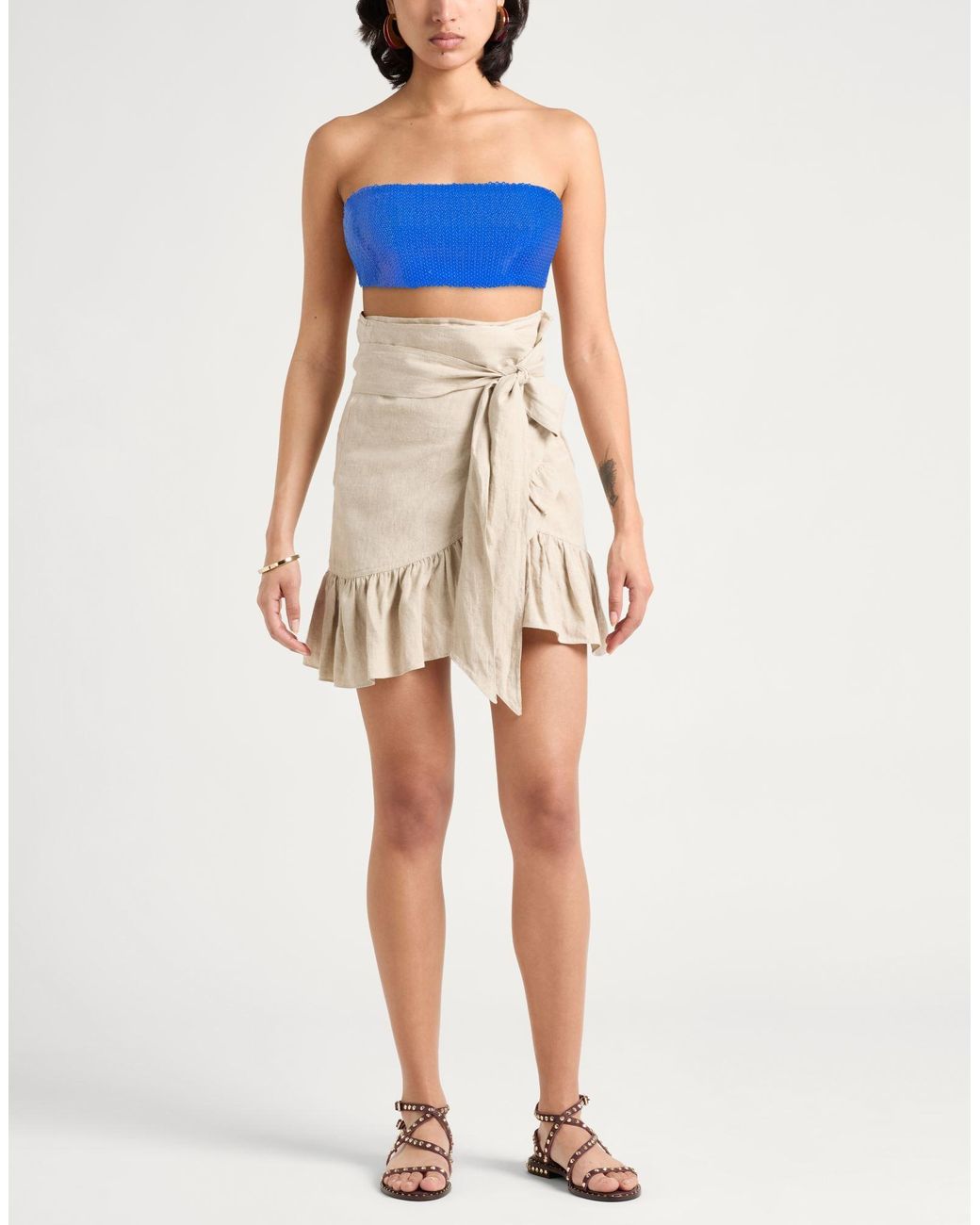David Koma Blue Top