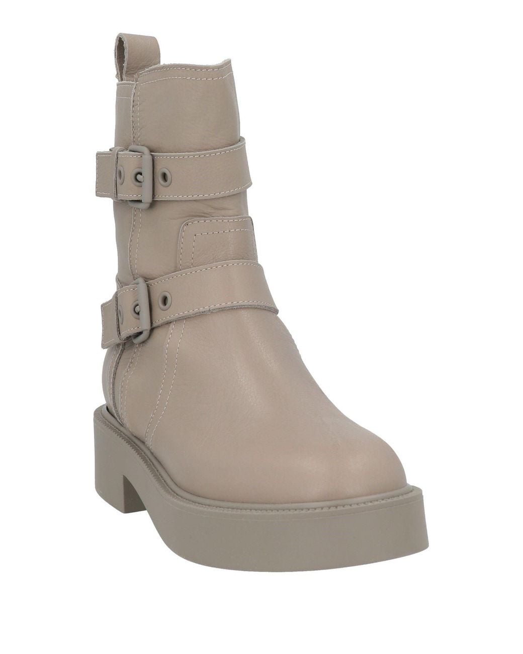 COPENHAGEN Gray Ankle Boots Leather