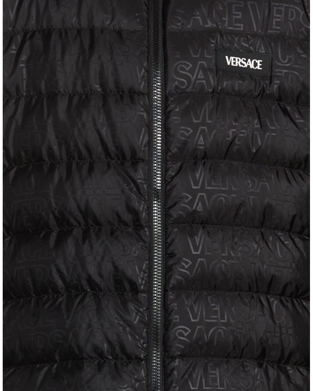 Versace Black Puffer Polyamide for men