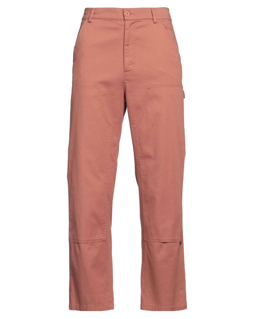Daniele Alessandrini Red Pants Cotton, Elastane for men