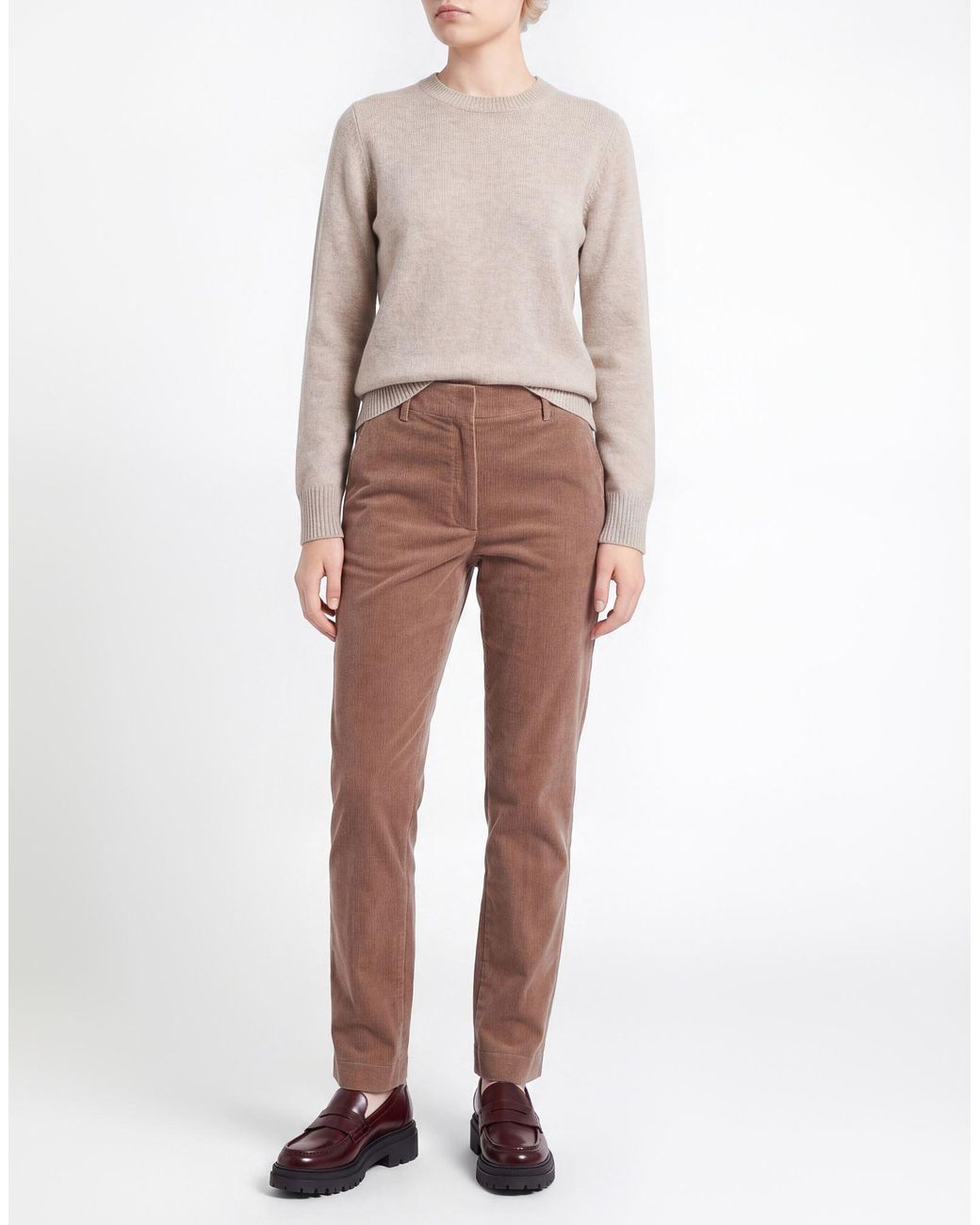 Moorer Brown Trouser