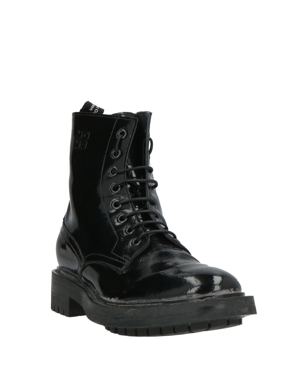 Moma Black Ankle Boots Leather