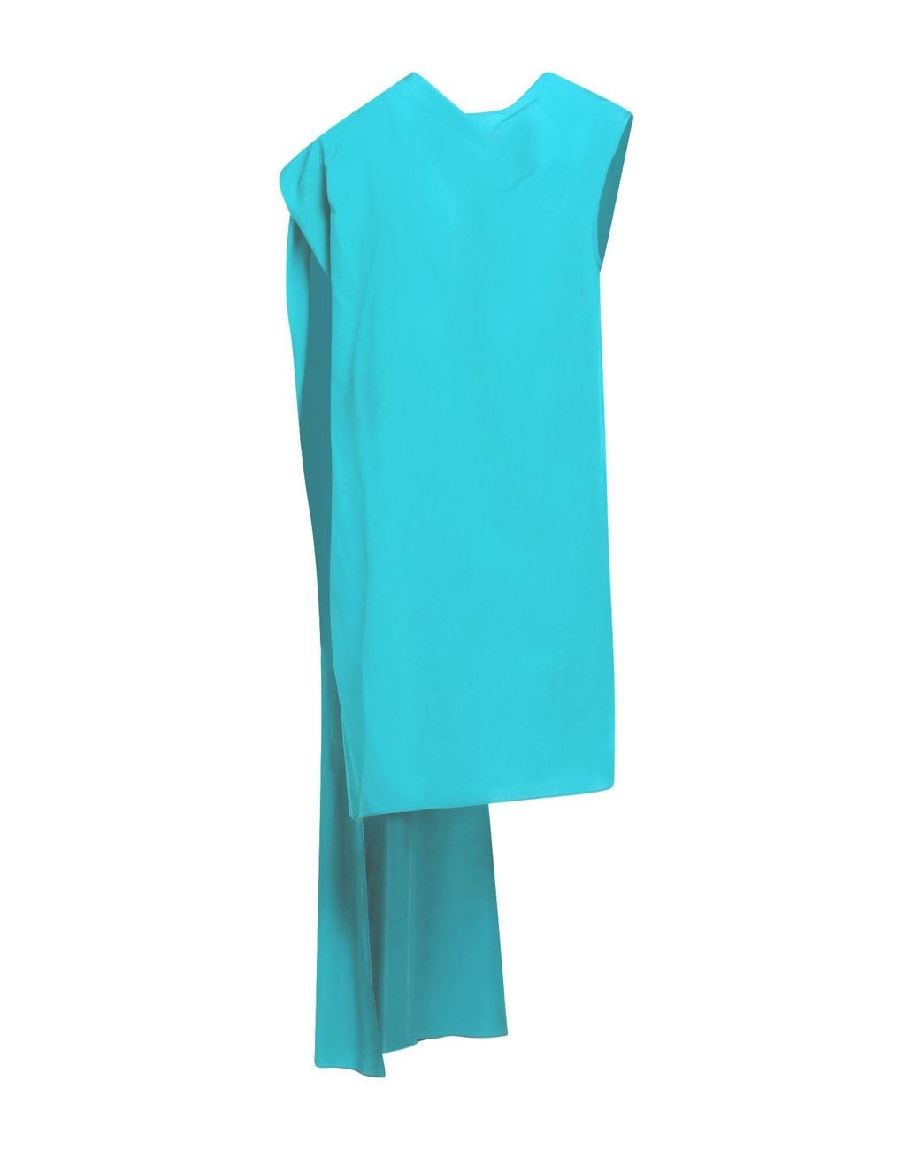 Gianluca Capannolo Blue Mini Dress Silk