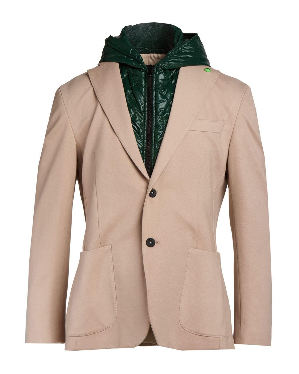 Barbati Green Blazer Viscose, Polyamide, Elastane for men