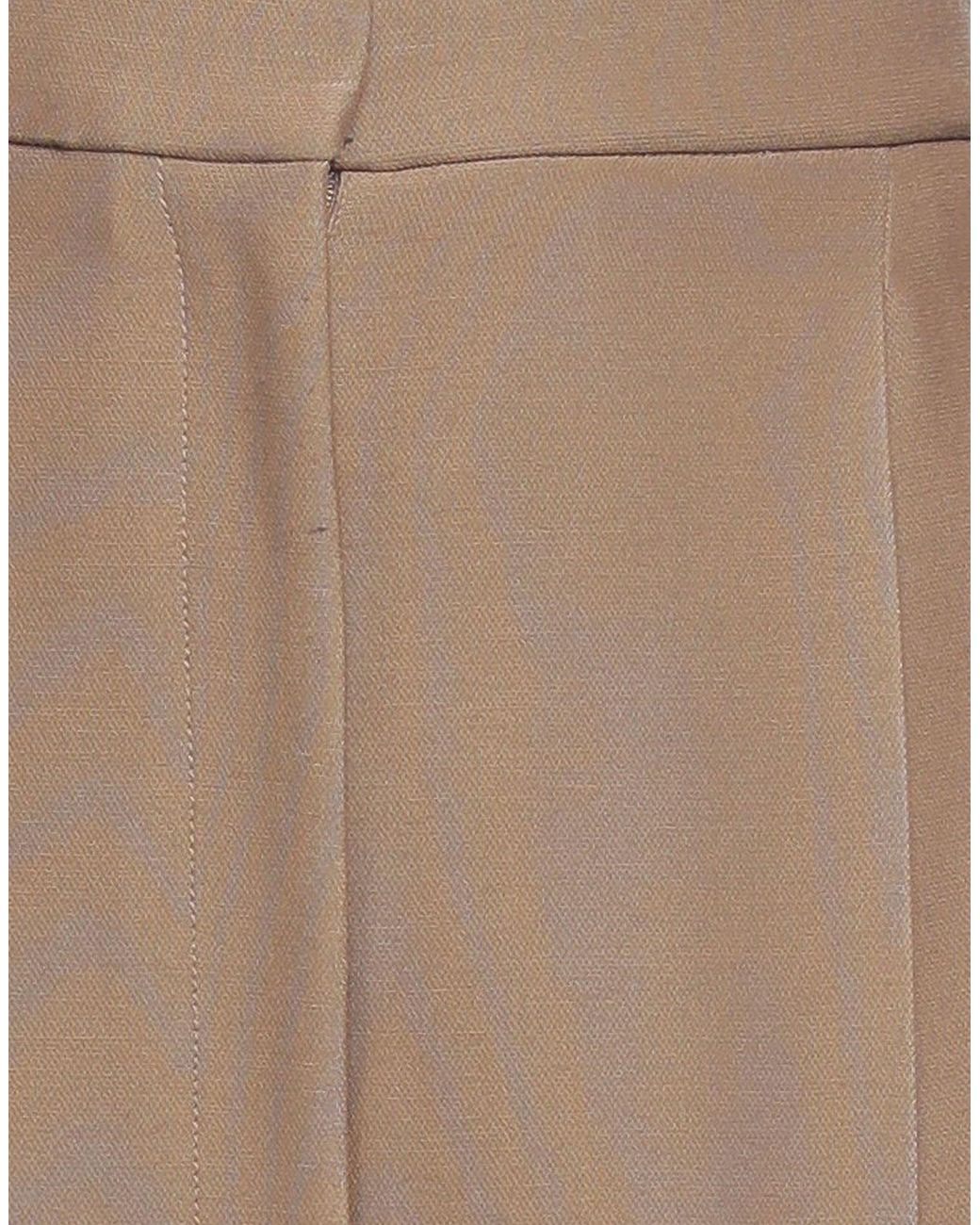 Khaite Brown Pants Viscose, Polyamide