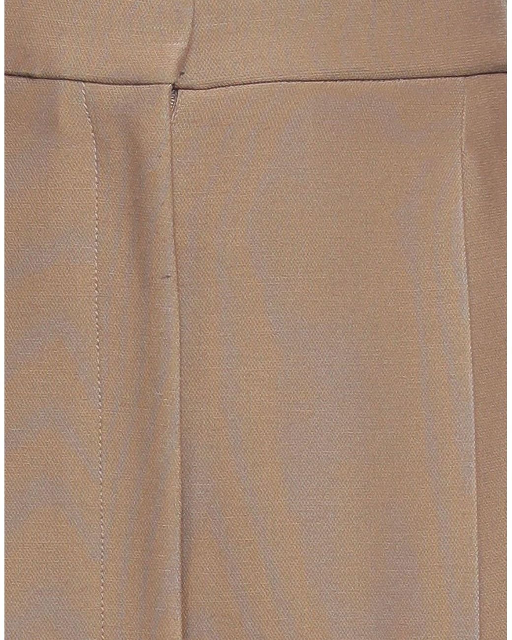 Khaite Brown Pants Viscose, Polyamide