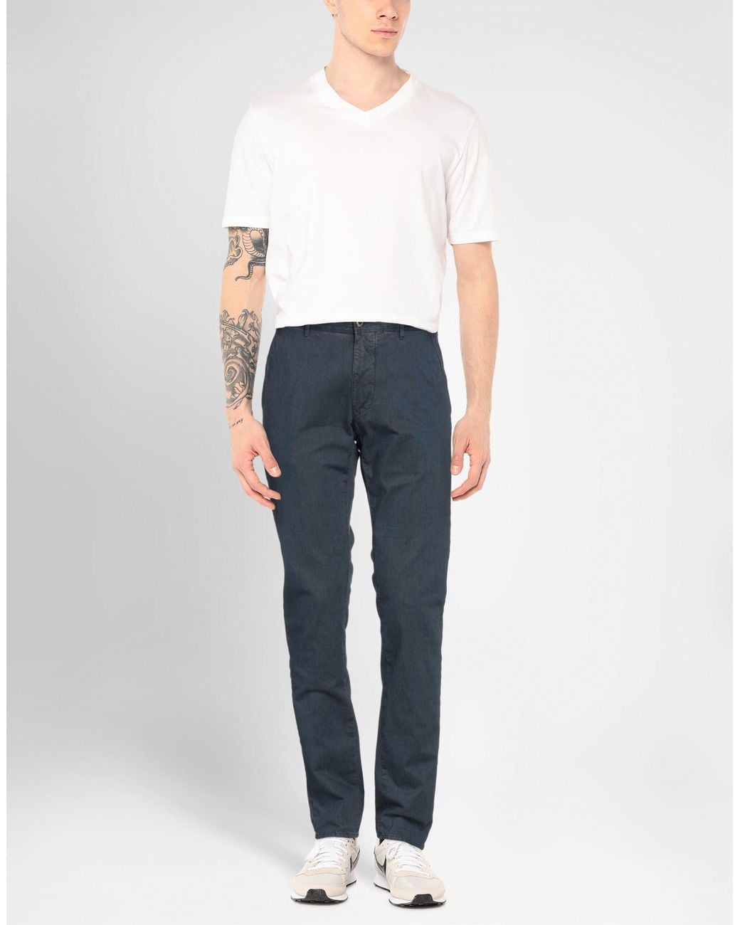 Incotex Blue Trouser for men
