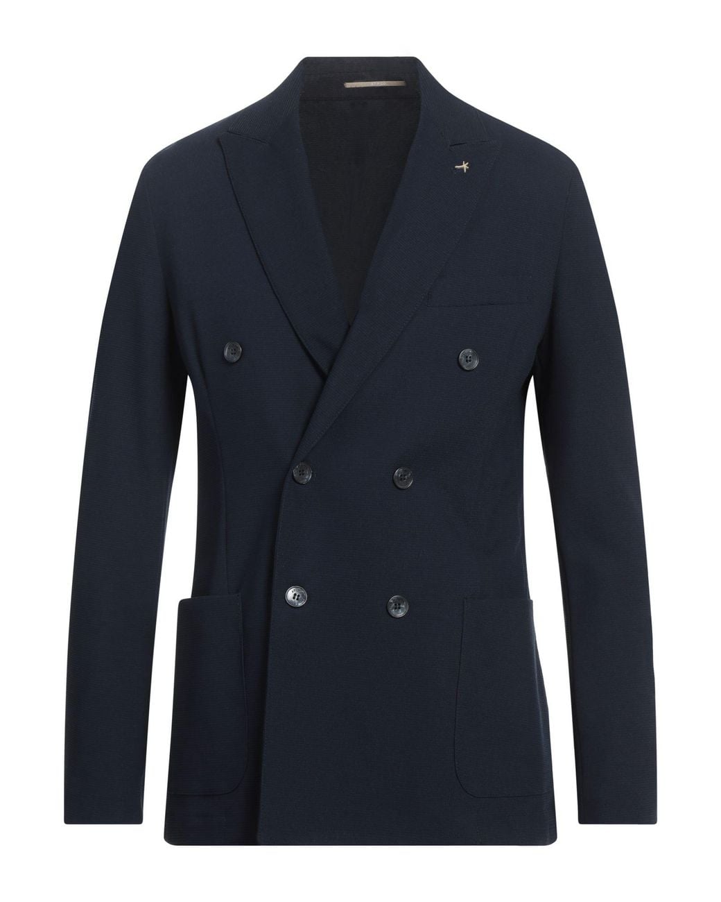 AT.P.CO Blue Blazer Polyester, Viscose, Elastane for men