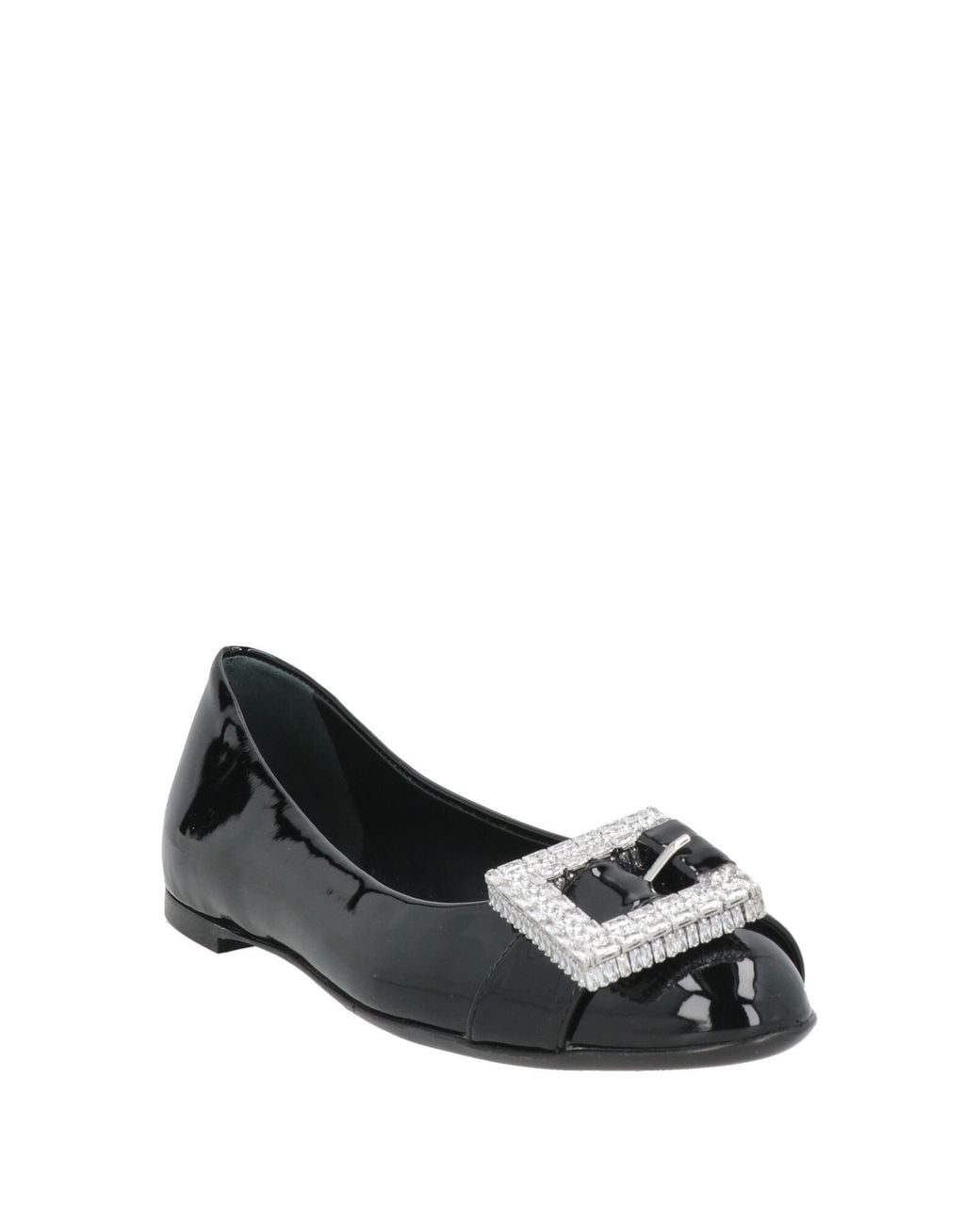Giuseppe Zanotti Black Ballet Flats Synthetic Material