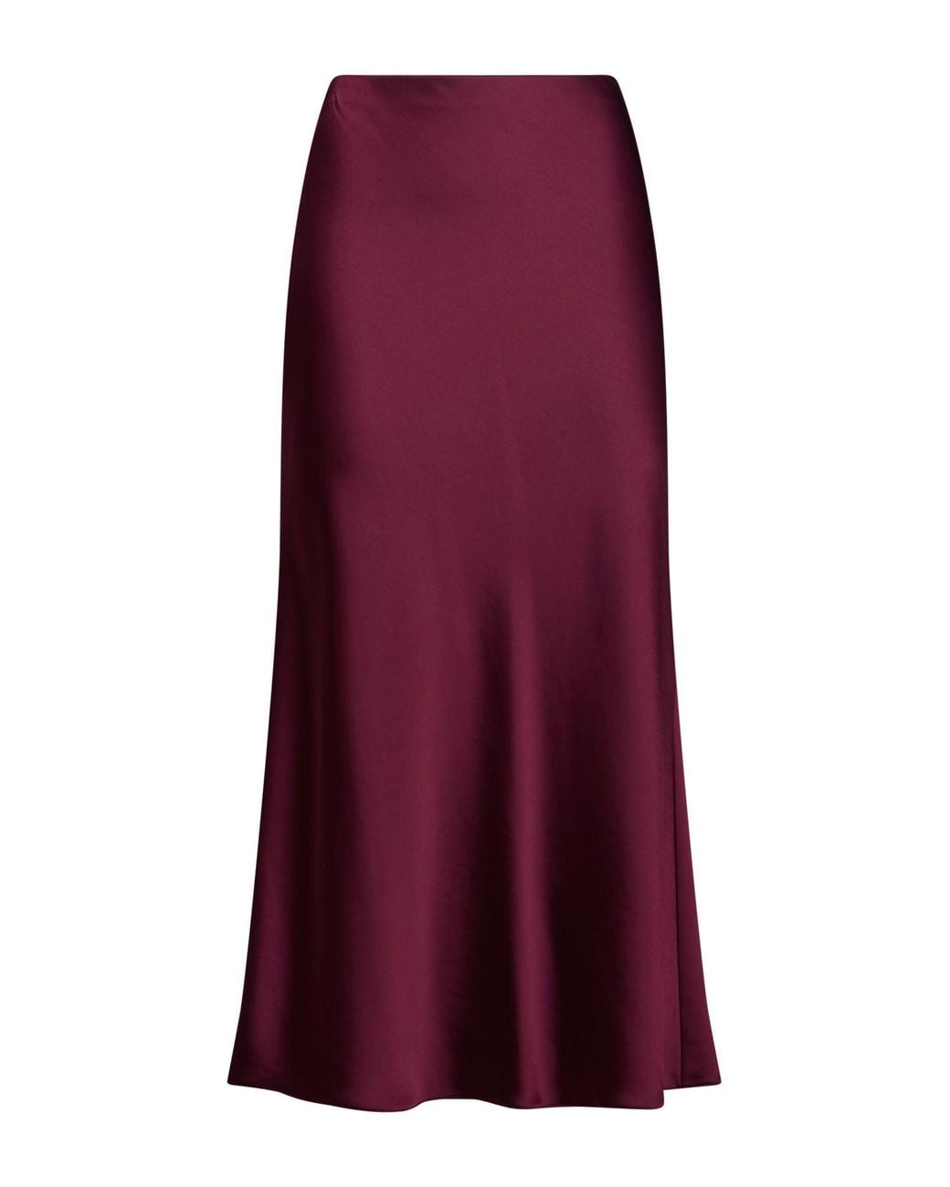 Patrizia Pepe Purple Midi Skirt Polyester