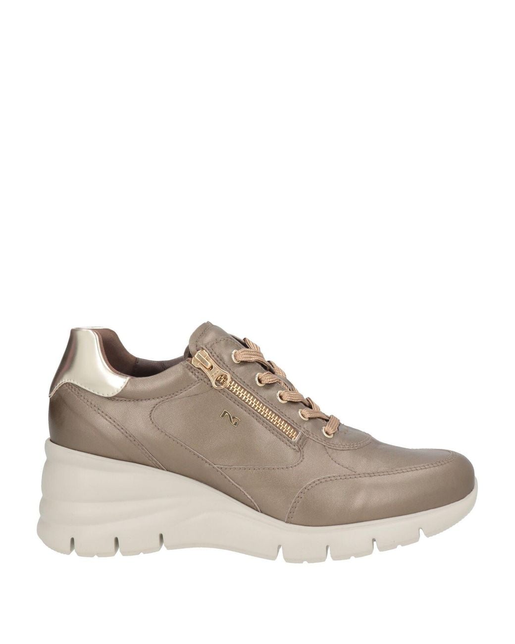 Nero Giardini Brown Platinum Sneakers Leather