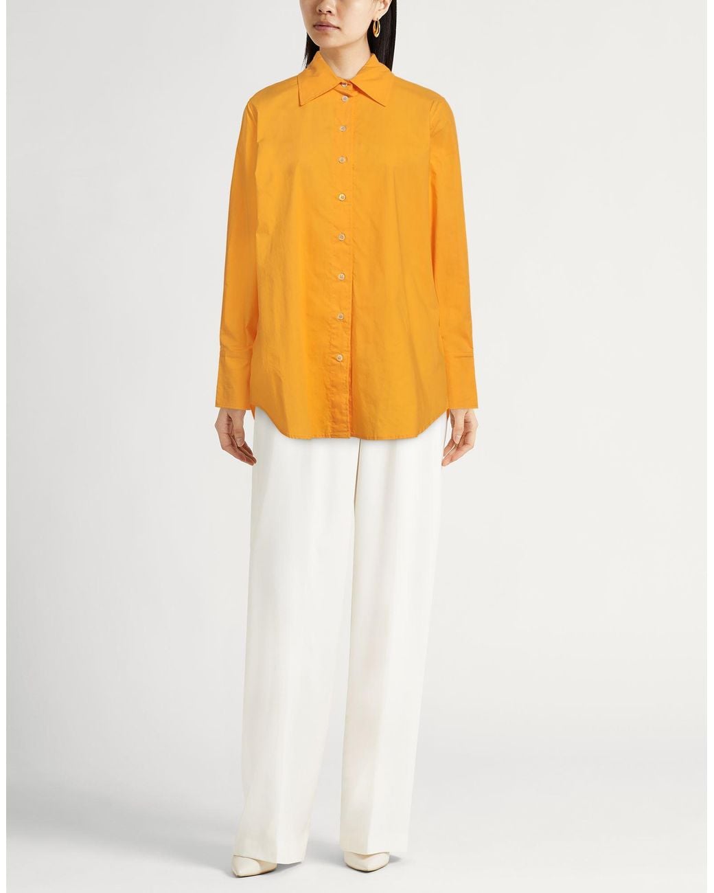 Camisa Roberto Collina de color Orange