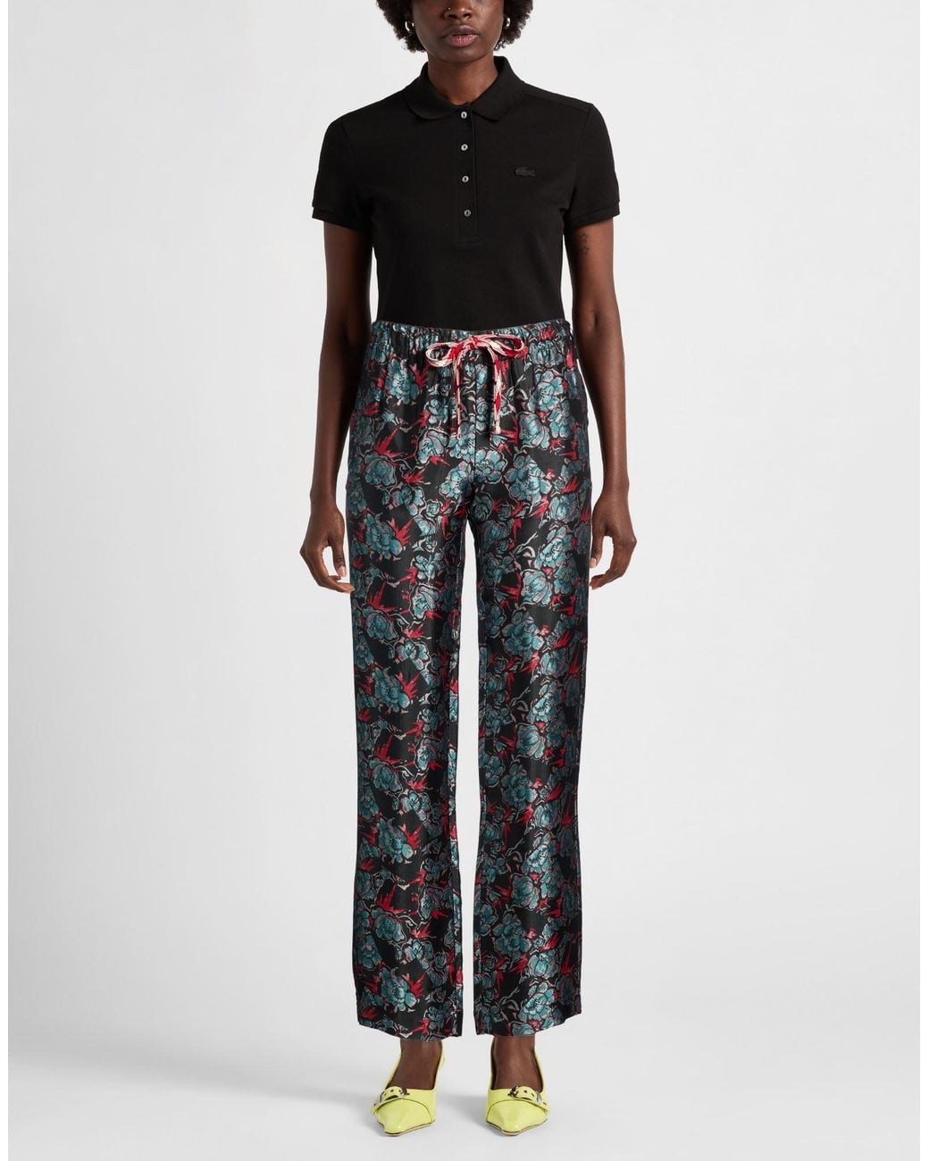 Zadig & Voltaire Blue Pants Viscose, Acetate