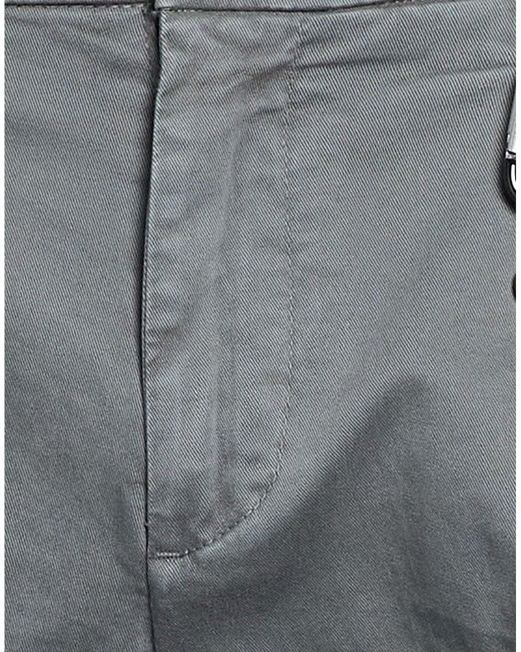 Manuel Ritz Gray Pants Cotton, Elastane for men
