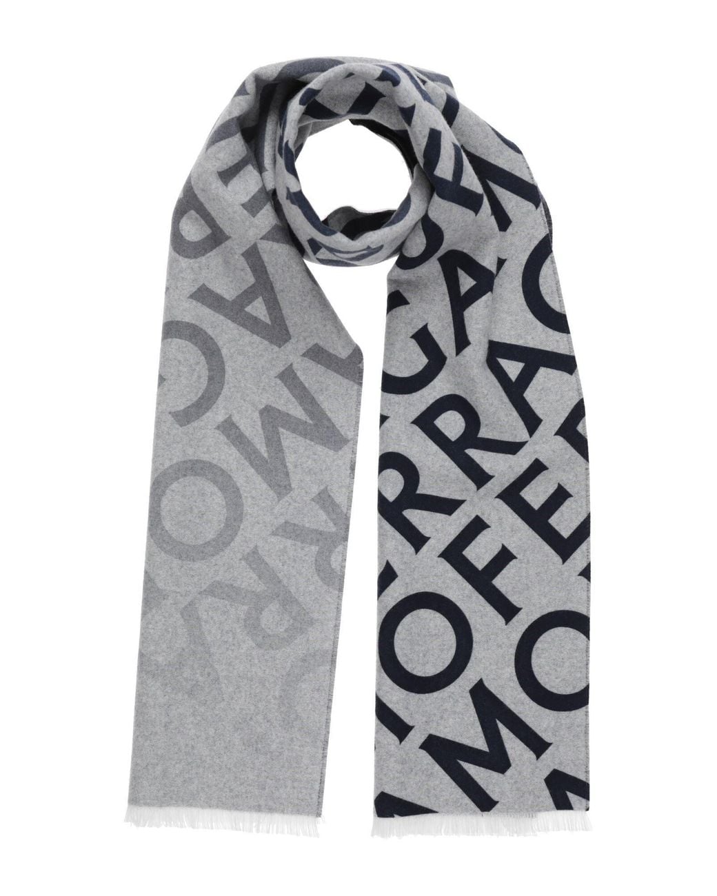 Ferragamo Gray Scarf