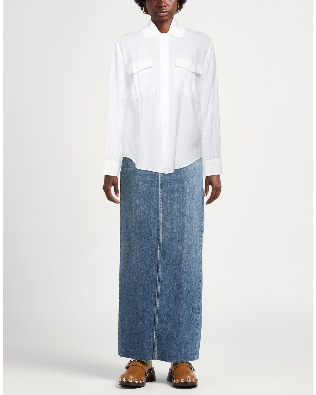 Zadig & Voltaire White Shirt Cotton, Viscose
