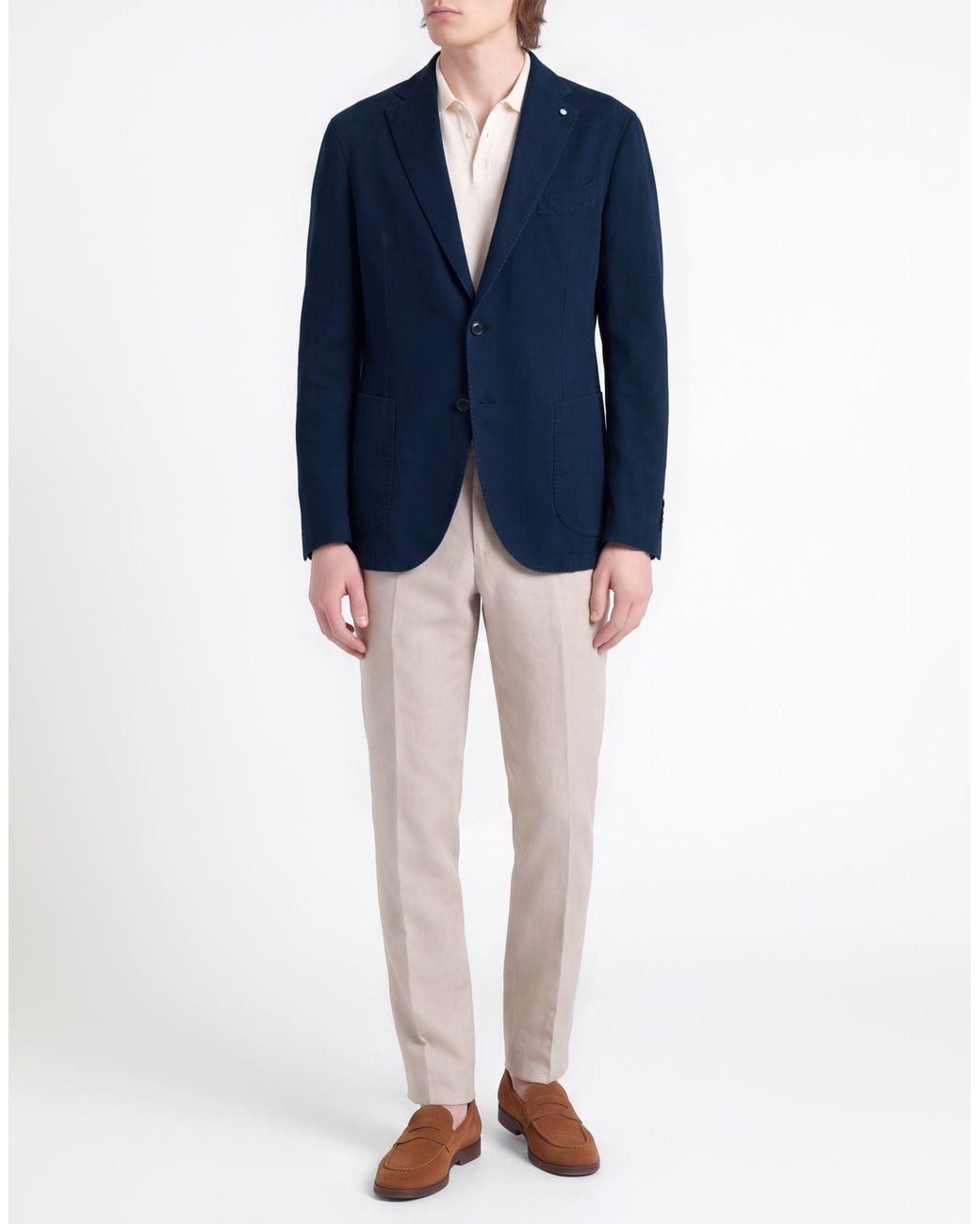L.b.m. 1911 Blue Blazer Cotton for men
