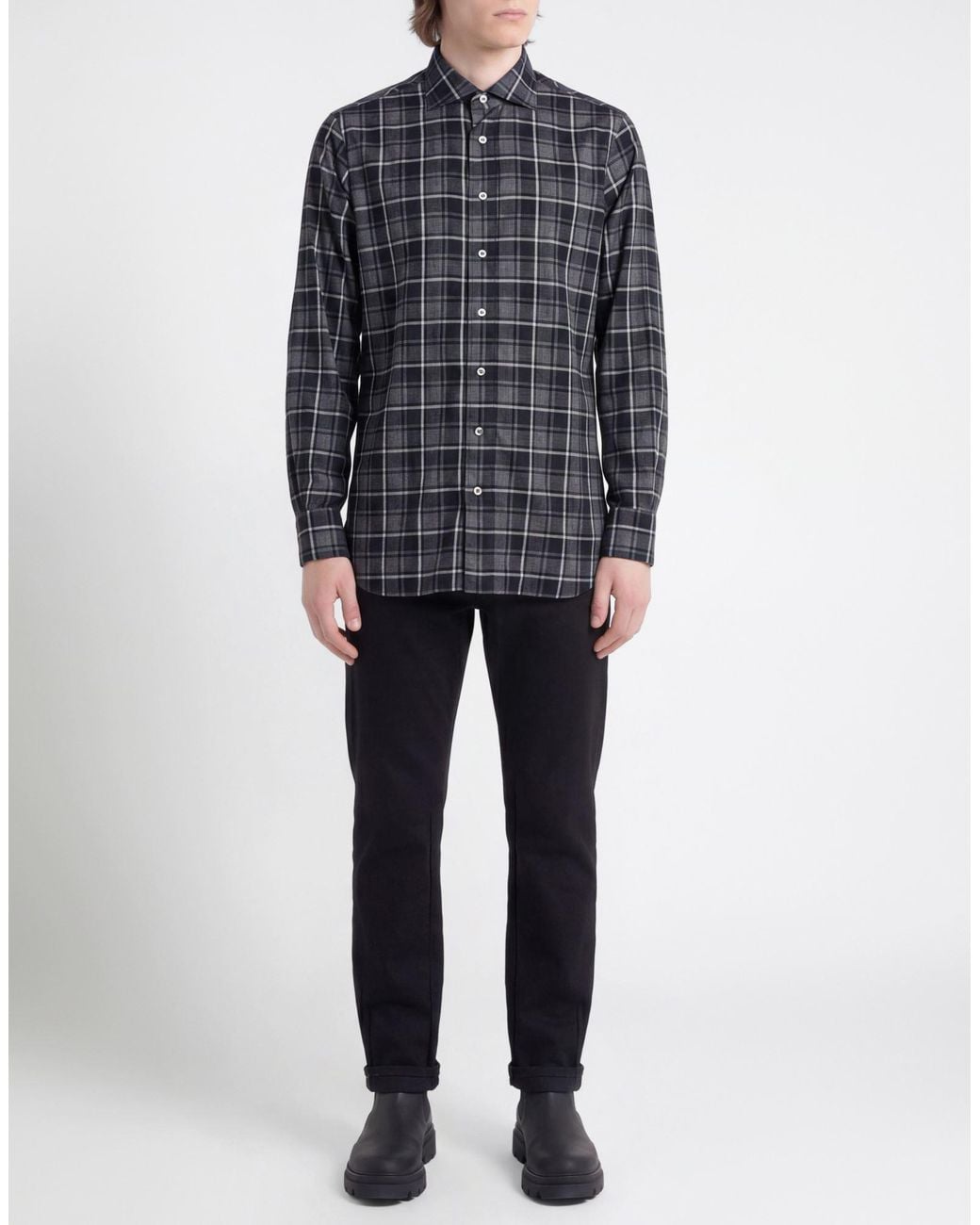 Lardini Blue Shirt Cotton for men